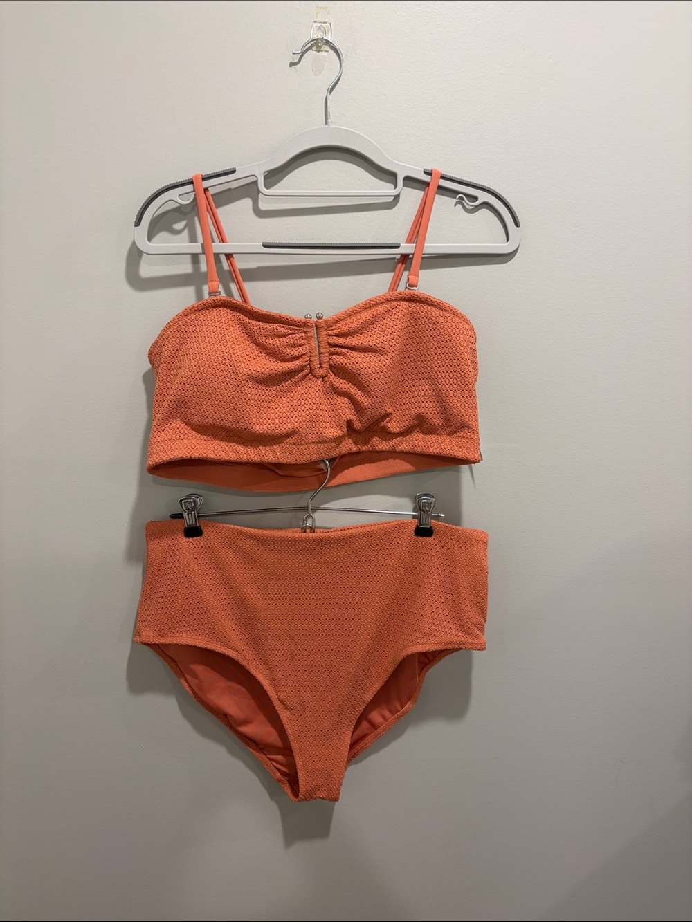 Crochet Overlay Two-Piece Bikini Set